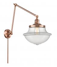 Innovations Lighting 238-AC-G542 - Oxford - 1 Light - 12 inch - Antique Copper -Adjustable Swing Arm