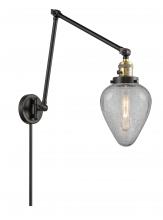 Innovations Lighting 238-BAB-G165 - Geneseo - 1 Light - 8 inch - Black Antique Brass -Adjustable Swing Arm