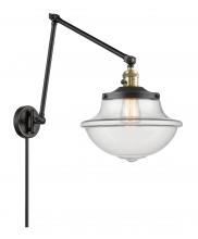 Innovations Lighting 238-BAB-G542 - Oxford - 1 Light - 12 inch - Black Antique Brass -Adjustable Swing Arm