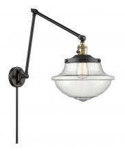 Innovations Lighting 238-BAB-G544 - Oxford - 1 Light - 12 inch - Black Antique Brass -Adjustable Swing Arm