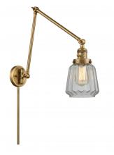 Innovations Lighting 238-BB-G142 - Chatham - 1 Light - 8 inch - Brushed Brass -Adjustable Swing Arm