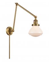 Innovations Lighting 238-BB-G321 - Olean - 1 Light - 9 inch - Brushed Brass -Adjustable Swing Arm