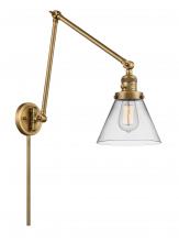 Innovations Lighting 238-BB-G42 - Cone - 1 Light - 8 inch - Brushed Brass -Adjustable Swing Arm