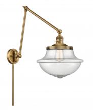 Innovations Lighting 238-BB-G544 - Oxford - 1 Light - 12 inch - Brushed Brass -Adjustable Swing Arm