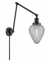 Innovations Lighting 238-BK-G165 - Geneseo - 1 Light - 8 inch - Matte Black -Adjustable Swing Arm