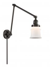 Innovations Lighting 238-OB-G181S - Canton - 1 Light - 8 inch - Oil Rubbed Bronze -Adjustable Swing Arm