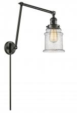 Innovations Lighting 238-OB-G184 - Canton - 1 Light - 6 inch - Oil Rubbed Bronze -Adjustable Swing Arm