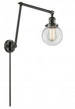Innovations Lighting 238-OB-G202-6 - Beacon - 1 Light - 6 inch - Oil Rubbed Bronze -Adjustable Swing Arm