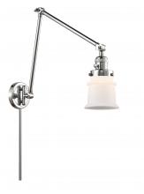 Innovations Lighting 238-PC-G181S - Canton - 1 Light - 8 inch - Polished Chrome -Adjustable Swing Arm
