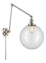 Innovations Lighting 238-PN-G202-12 - Beacon - 1 Light - 12 inch - Polished Nickel -Adjustable Swing Arm