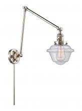 Innovations Lighting 238-PN-G534 - Oxford - 1 Light - 8 inch - Polished Nickel -Adjustable Swing Arm