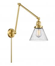Innovations Lighting 238-SG-G44 - Cone - 1 Light - 8 inch - Satin Gold -Adjustable Swing Arm