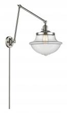 Innovations Lighting 238-SN-G542 - Oxford - 1 Light - 12 inch - Brushed Satin Nickel -Adjustable Swing Arm