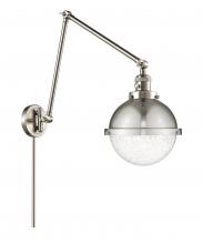 Innovations Lighting 238-SN-HFS-84-SN - Hampden - 1 Light - 9 inch - Brushed Satin Nickel -Adjustable Swing Arm