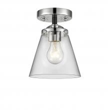 Innovations Lighting 284-1C-BPN-G62 - Cone - 1 Light - 6 inch - Black Polished Nickel - Semi-Flush Mount
