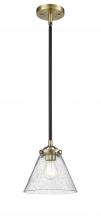 Innovations Lighting 284-1S-BAB-G44 - Cone - 1 Light - 8 inch - Black Antique Brass - Stem hung - Mini Pendant