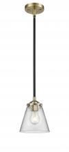 Innovations Lighting 284-1S-BAB-G62 - Cone - 1 Light - 6 inch - Black Antique Brass - Stem hung - Mini Pendant