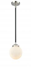 Innovations Lighting 284-1S-BPN-G201-6 - Beacon - 1 Light - 6 inch - Black Polished Nickel - Stem hung - Mini Pendant