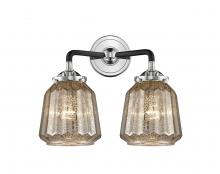 Innovations Lighting 284-2W-BPN-G146-LED - Chatham - 2 Light - 14 inch - Black Polished Nickel - Bath Vanity Light