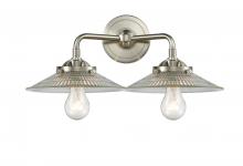 Innovations Lighting 284-2W-SN-G2-LED - Halophane 2 Light Bath Vanity Light