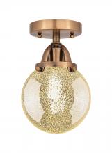 Innovations Lighting 288-1C-AC-G208-6 - Beacon - 1 Light - 6 inch - Antique Copper - Semi-Flush Mount