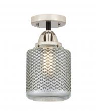 Innovations Lighting 288-1C-BPN-G262 - Stanton - 1 Light - 6 inch - Black Polished Nickel - Semi-Flush Mount