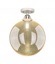 Innovations Lighting 288-1C-PN-G208-12 - Beacon - 1 Light - 12 inch - Polished Nickel - Semi-Flush Mount