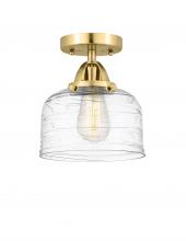 Innovations Lighting 288-1C-SG-G713 - Bell - 1 Light - 8 inch - Satin Gold - Semi-Flush Mount