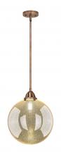 Innovations Lighting 288-1S-AC-G208-12 - Beacon - 1 Light - 12 inch - Antique Copper - Stem hung - Mini Pendant