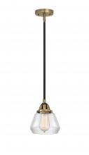 Innovations Lighting 288-1S-BAB-G172 - Fulton - 1 Light - 7 inch - Black Antique Brass - Stem hung - Mini Pendant