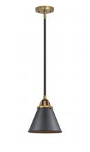 Innovations Lighting 288-1S-BAB-M13-BK - Appalachian - 1 Light - 8 inch - Black Antique Brass - Stem hung - Mini Pendant