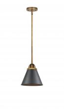 Innovations Lighting 288-1S-BB-M13-BK - Appalachian - 1 Light - 8 inch - Brushed Brass - Stem hung - Mini Pendant