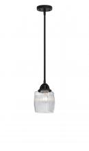 Innovations Lighting 288-1S-BK-G302 - Colton - 1 Light - 6 inch - Matte Black - Stem hung - Mini Pendant