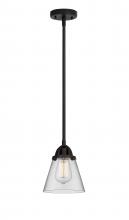 Innovations Lighting 288-1S-BK-G62 - Cone - 1 Light - 6 inch - Matte Black - Stem hung - Mini Pendant