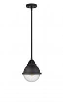 Innovations Lighting 288-1S-BK-HFS-64-BK - Hampden - 1 Light - 7 inch - Matte Black - Cord hung - Mini Pendant