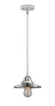 Innovations Lighting 288-1S-PC-M7-PC - Railroad - 1 Light - 8 inch - Polished Chrome - Stem hung - Mini Pendant