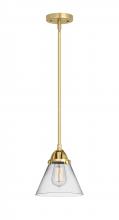 Innovations Lighting 288-1S-SG-G42 - Cone - 1 Light - 8 inch - Satin Gold - Stem hung - Mini Pendant