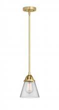 Innovations Lighting 288-1S-SG-G62 - Cone - 1 Light - 6 inch - Satin Gold - Stem hung - Mini Pendant