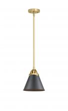 Innovations Lighting 288-1S-SG-M13-BK - Appalachian - 1 Light - 8 inch - Satin Gold - Stem hung - Mini Pendant