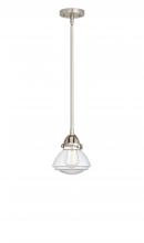 Innovations Lighting 288-1S-SN-G322 - Olean - 1 Light - 7 inch - Brushed Satin Nickel - Stem hung - Mini Pendant