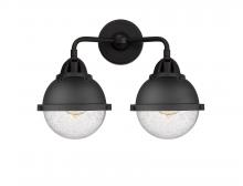 Innovations Lighting 288-2W-BK-HFS-64-BK - Hampden - 2 Light - 15 inch - Matte Black - Bath Vanity Light