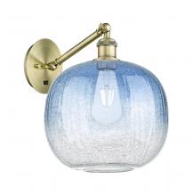 Innovations Lighting 317-1W-AB-G481-10SB - Brookhaven Sphere - 1 Light - 11 inch - Antique Brass - Sconce