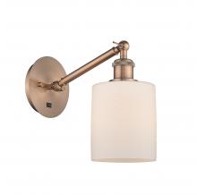 Innovations Lighting 317-1W-AC-G111 - Cobbleskill - 1 Light - 5 inch - Antique Copper - Adjustable Sconce