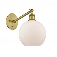 Innovations Lighting 317-1W-BB-G121-8 - Athens - 1 Light - 8 inch - Brushed Brass - Adjustable Sconce