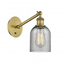 Innovations Lighting 317-1W-BB-G257 - Caledonia - 1 Light - 5 inch - Brushed Brass - Adjustable Sconce