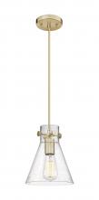 Innovations Lighting 410-1PS-CB-G411-8SDY - Newton Cone - 1 Light - 8 inch - Champagne Bronze - Cord hung - Pendant