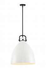 Innovations Lighting 410-1SL-BK-M412-18W - Newton Bell - 1 Light - 18 inch - Matte Black - Pendant