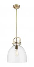 Innovations Lighting 410-1SM-CB-G412-12CL - Newton Bell - 1 Light - 12 inch - Champagne Bronze - Mini Pendant