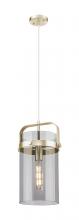 Innovations Lighting 413-1PM-CB-G413-1S-8SM - Pilaster - 1 Light - 8 inch Glass - Champagne Bronze - Pendant