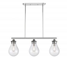 Innovations Lighting 414-3I-PC-G4144-8 - Genesis - 3 Light - 39 inch - Polished Chrome - Stem hung - Island Light